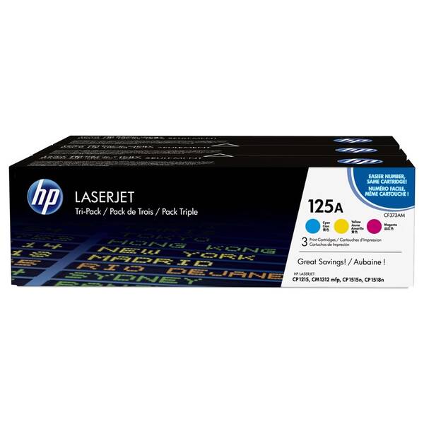 Toner HP 125A, 3x 1 400 stran vícebarevný

