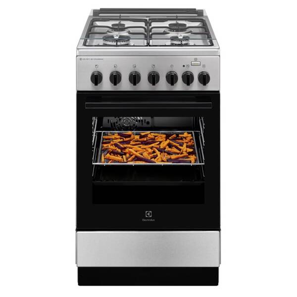 Kombinovaný sporák Electrolux LKK560000X nerez

