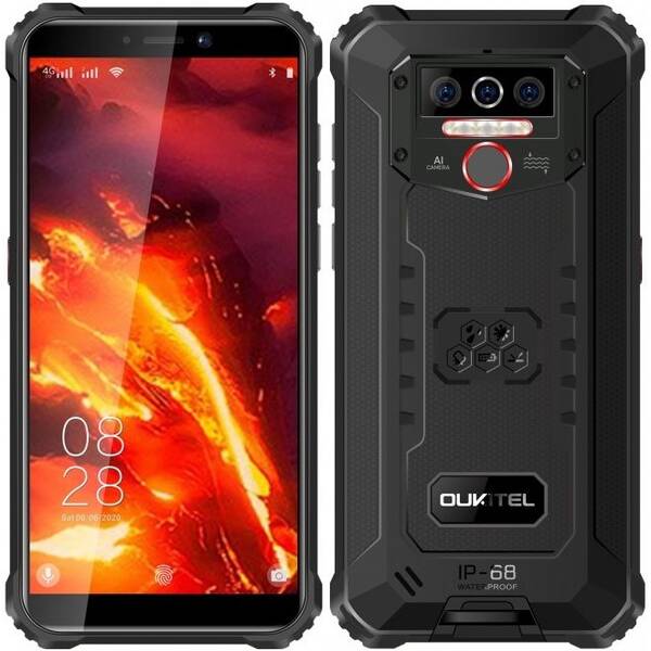 Mobilní telefon Oukitel WP5 Pro černý/červený

