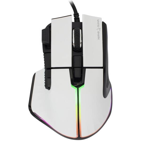 Myš White Shark MARROK bílá

