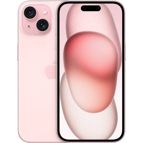 Mobilní telefon Apple iPhone 15 256 GB Pink 

