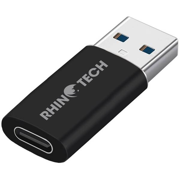 Redukce RhinoTech USB-A 3.0/USB-C černá

