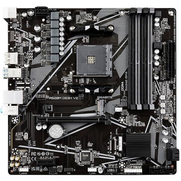 Základní deska GIGABYTE A520M DS3H V2 

