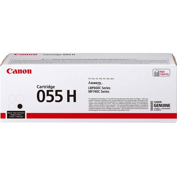 Toner Canon CRG 055 H, 7600 stran černý


