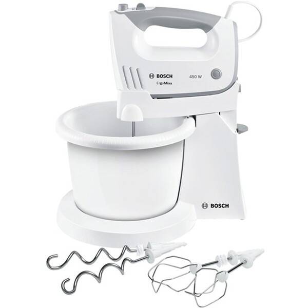 Ruční šlehač s mísou Bosch MFQ36460 bílý

