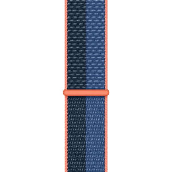 Řemínek Apple 41mm ledňáčkově/hlubokomořsky modrý provlékací sportovní řemínek 

