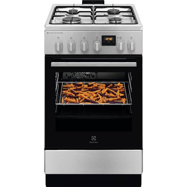 Kombinovaný sporák Electrolux LKK564221X nerez


