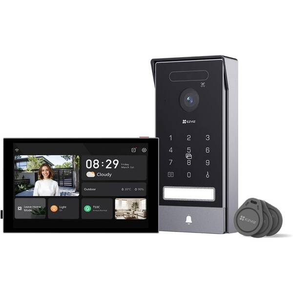 Dveřní videotelefon EZVIZ HP7 Pro 4K černý

