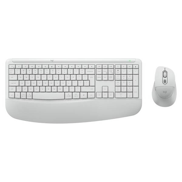 Klávesnice s myší Logitech Signature Comfort Plus MK880, US layout bílá

