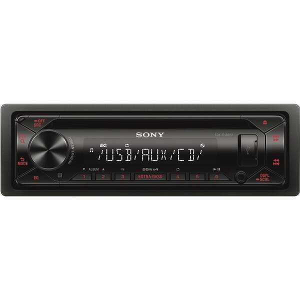 Autorádio s CD Sony CDX-G1300U černé

