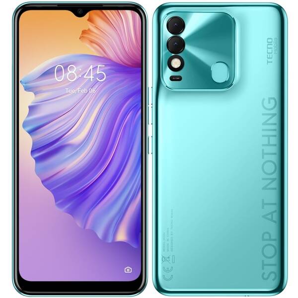 Mobilní telefon Tecno Spark 8 4GB/64GB - Turqoise Cyan 

