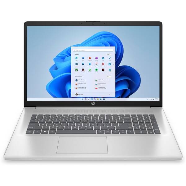 Notebook HP 17-cn3006nc + Game Pass předplatné na 3 měsíce stříbrná barva
