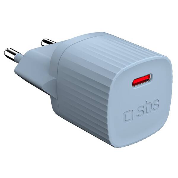 Nabíječka do sítě SBS Eco 1x USB-C, 25 W, PD zelená

