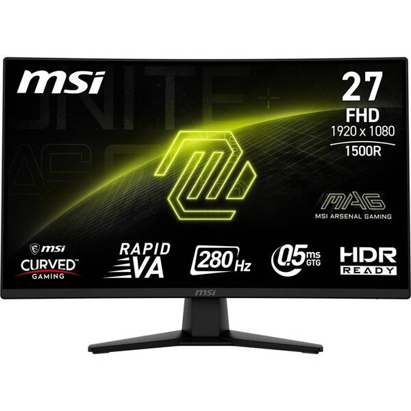 Herní monitor MSI MAG 274CXF černá barva
 Herní monitor MSI MAG 274CXF černá barva