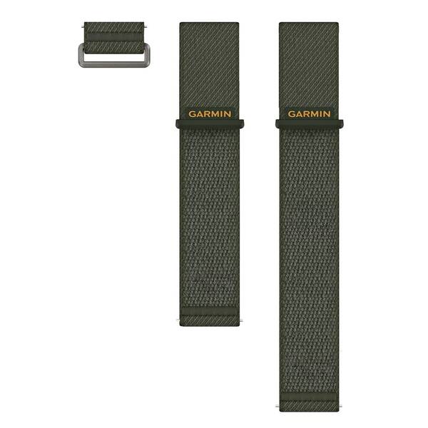 Řemínek Garmin Quick release (24 mm), Nylonový ComfortFit zelený

