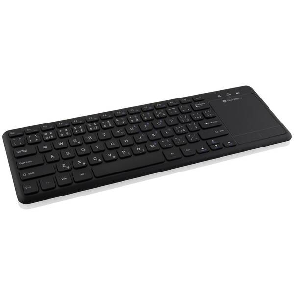 Klávesnice GoGEN WKB 460 CZB, Wireless, Touchpad, Smart TV černá


