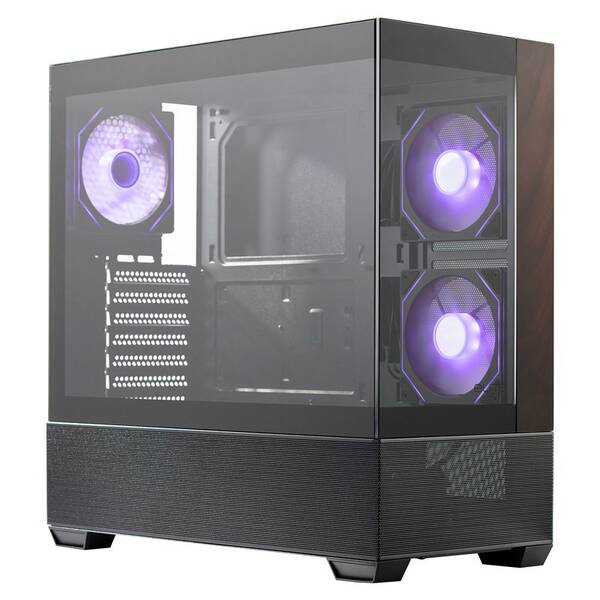 Case Cooler Master Elite 690 Wood černá

