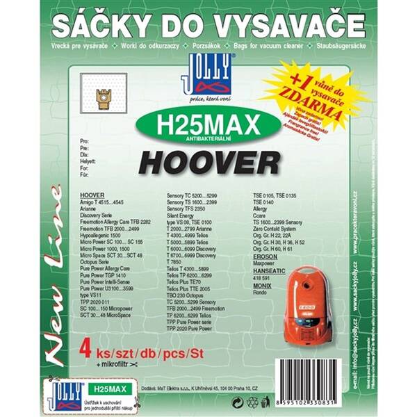 Sáčky do vysavače Jolly H 25 MAX Hoover 

