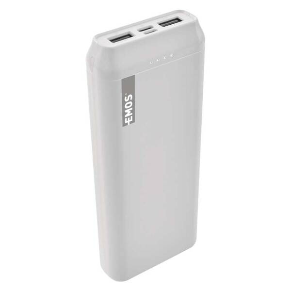 Powerbanka EMOS Alpha 20, 20000 mAh, USB-C bílá

