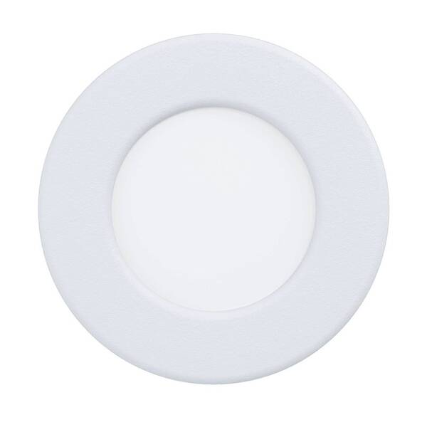 Vestavné svítidlo Eglo Fueva 5, kruh, 8,6 cm, teplá bílá, IP44 bílé

