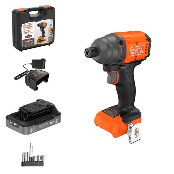 Utahovák rázový Black-Decker BLIM78E1K-QW (s baterií) 

