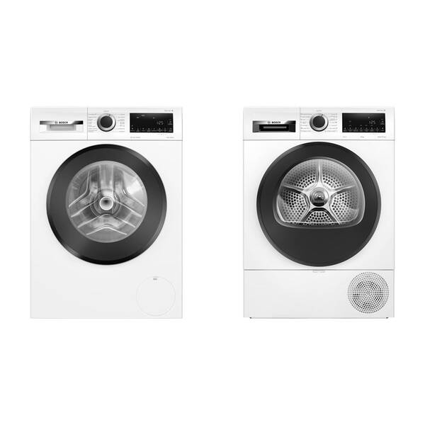Set výrobků Bosch WGG244Z5CS + WQG233D1CS bílá barva

