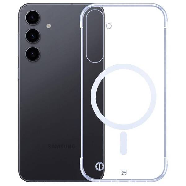 Kryt na mobil 3mk Just20g MagCase na Samsung Galaxy S24 průhledný

