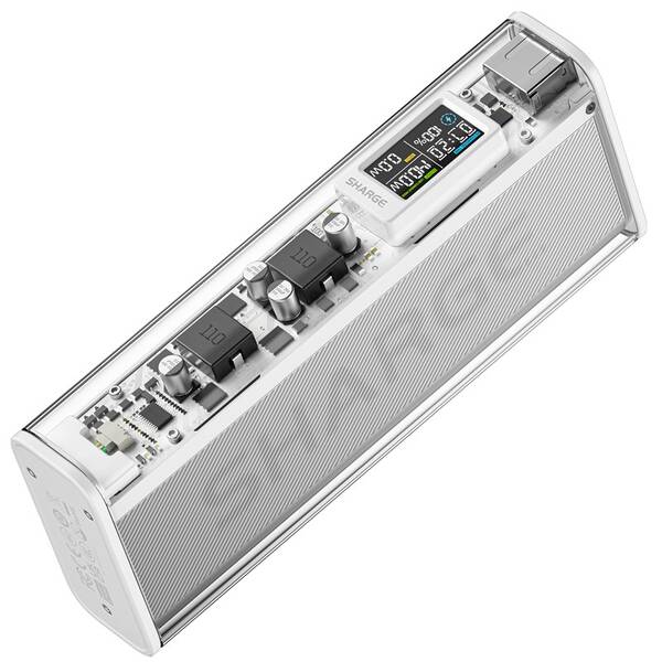 Powerbanka Sharge Shargeek 140W 20000 mAh stříbrná

