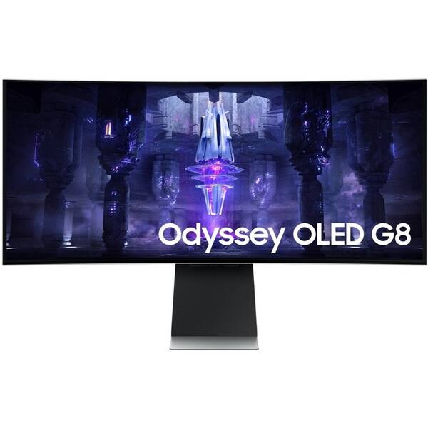 Herní monitor Samsung Odyssey OLED G8 G85SB stříbrný


