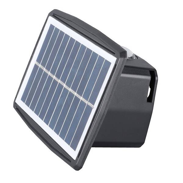 Nástěnné svítidlo Solight WL917, solární, WW + CW černé

