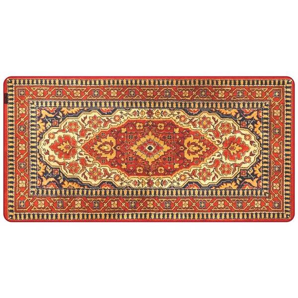 Podložka pod klávesnici a myš KRUX Space Carpet XXL červená/žlutá

