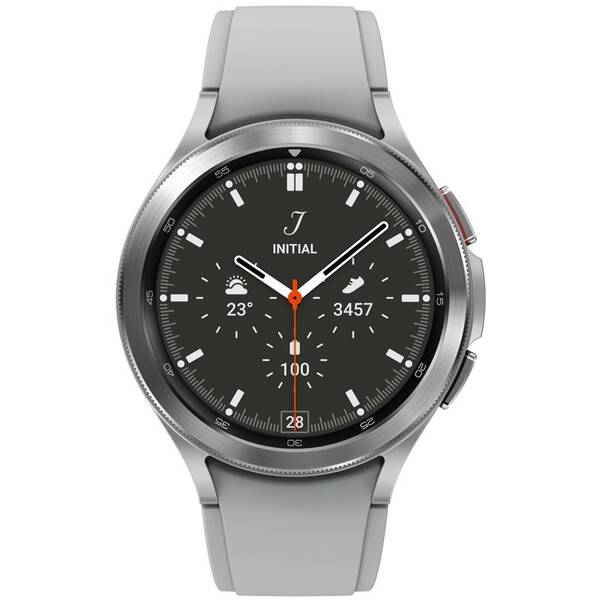 Chytré hodinky Samsung Galaxy Watch4 Classic 46mm LTE stříbrné


