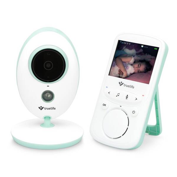 Dětská elektronická chůva TrueLife NannyCam V24 bílá

