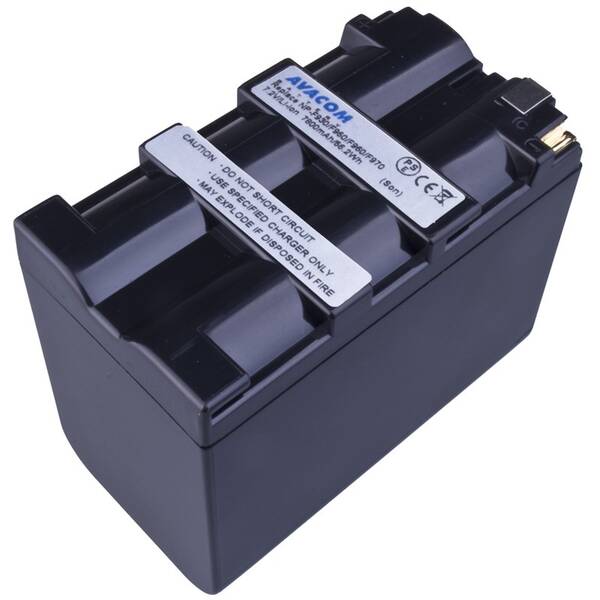 Baterie Avacom Sony NP-F970 Li-Ion 7.2V 7800mAh 56.2 Wh černá

