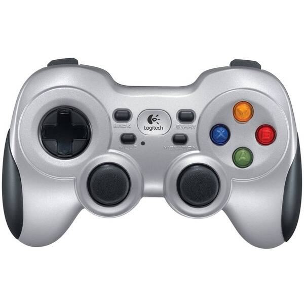 Gamepad Logitech F710 Wireless pro PC stříbrný

