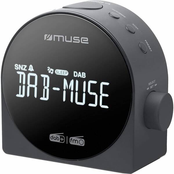 Radiobudík MUSE M-185 CDB, DAB+ černý

