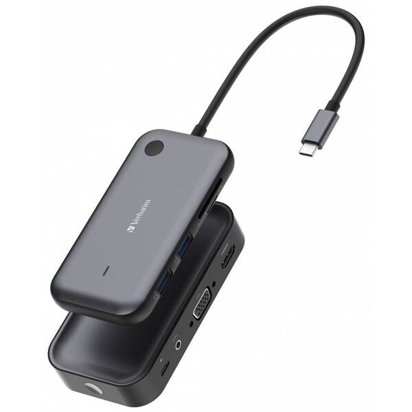 Adaptér Verbatim Share my Screen WDA-01, USB-C, 1080 p 

