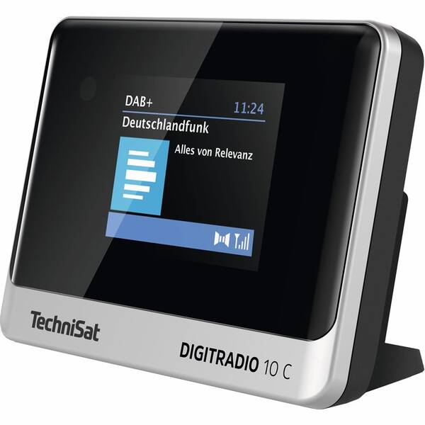 Radiopřijímač DAB+/CD TechniSat DIGITRADIO 10 C černý/stříbrný

