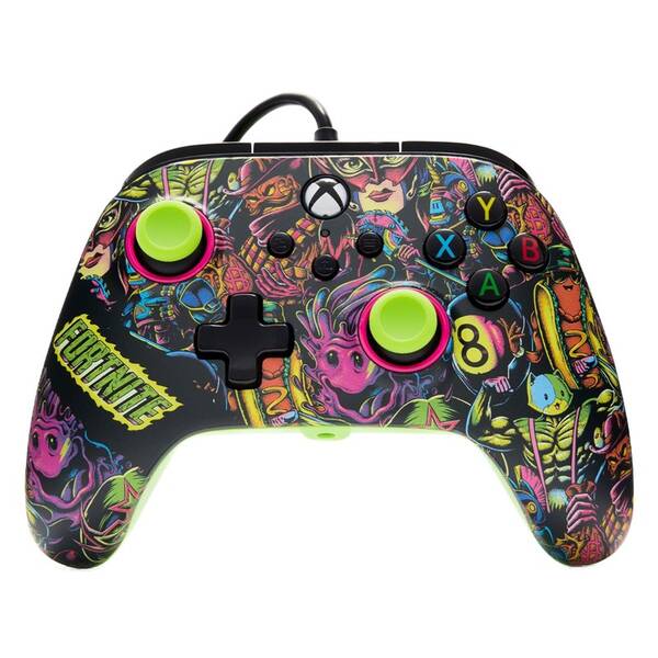 Gamepad PowerA Advantage - Xbox - Fortnite Glow černý

