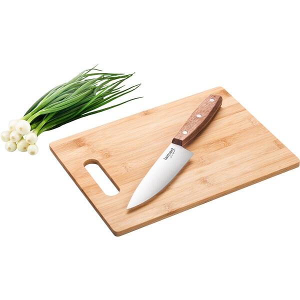 Kuchyňské prkénko Lamart Bamboo s nožem 

