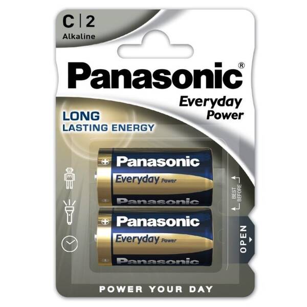 Baterie alkalická Panasonic Everyday Power C, LR14, blistr 2ks 

