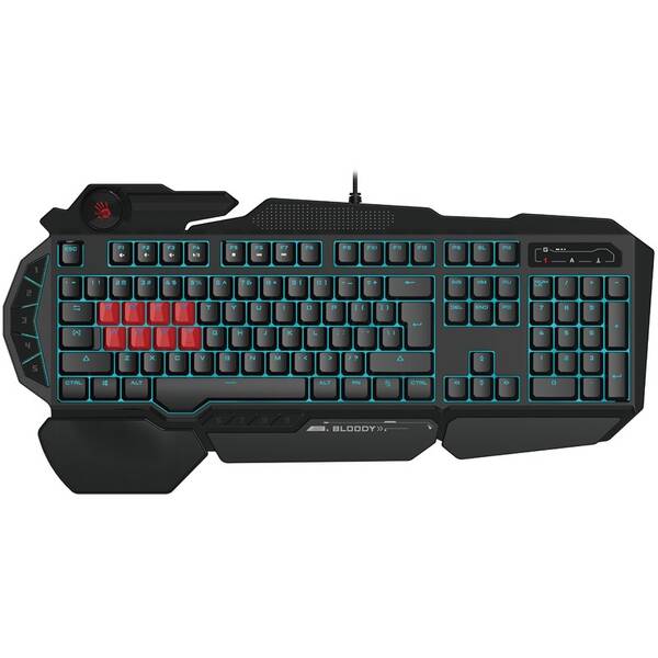 Klávesnice A4Tech Bloody B318, USB, CZ černá

