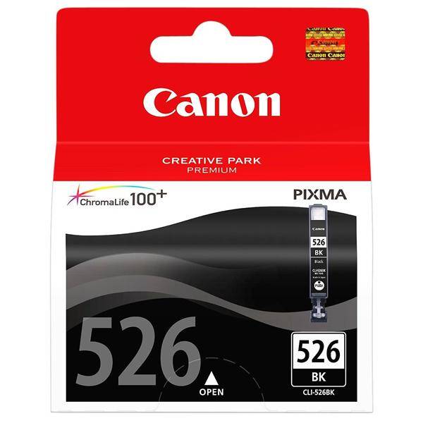 Inkoustová náplň Canon CLI-526Bk, 9ml  - originální černá

