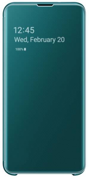Pouzdro na mobil flipové Samsung pro Galaxy S10e zelené

