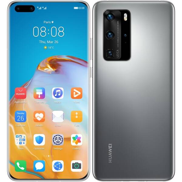 Mobilní telefon Huawei P40 Pro (HMS) 5G šedý

