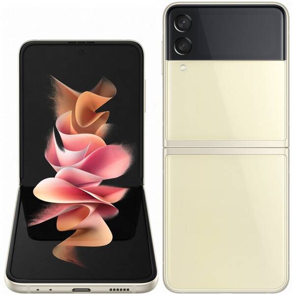 Mobilní telefon Samsung Galaxy Z Flip3 256 GB 5G krémový

