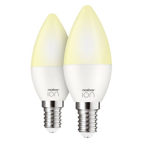 Chytrá žárovka Niceboy ION SmartBulb Ambient E14, 5,5W, 2ks 

