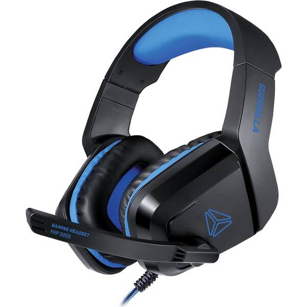 Headset YENKEE YHP 3005 Guerrilla černý/modrý

