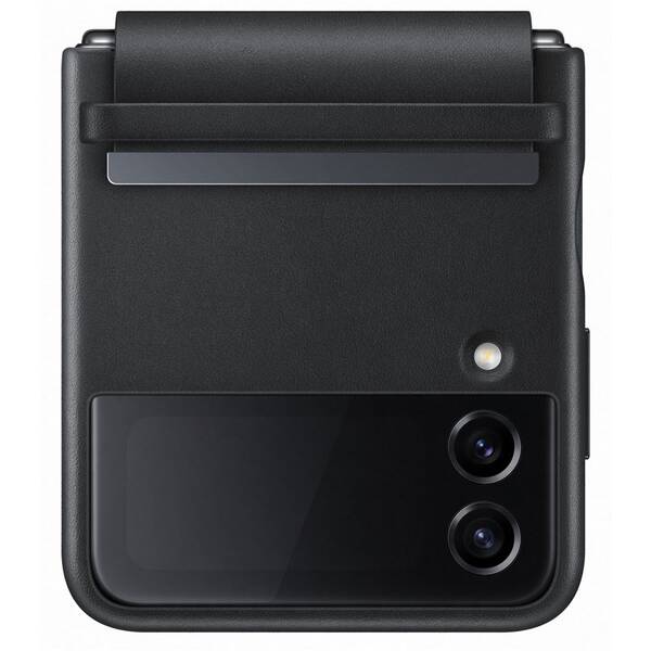 Kryt na mobil Samsung Galaxy Z Flip4 Flap Leather černý


