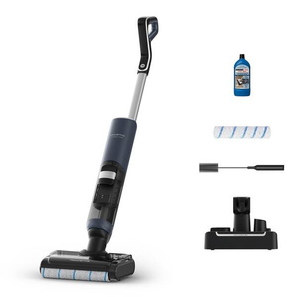 Podlahová myčka Rowenta GZ5436E0 X-Clean 5 Pro Auto Wet & Dry černá/modrá

